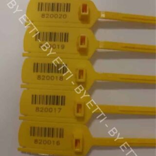 Cable Ties With Numbers Barcoded